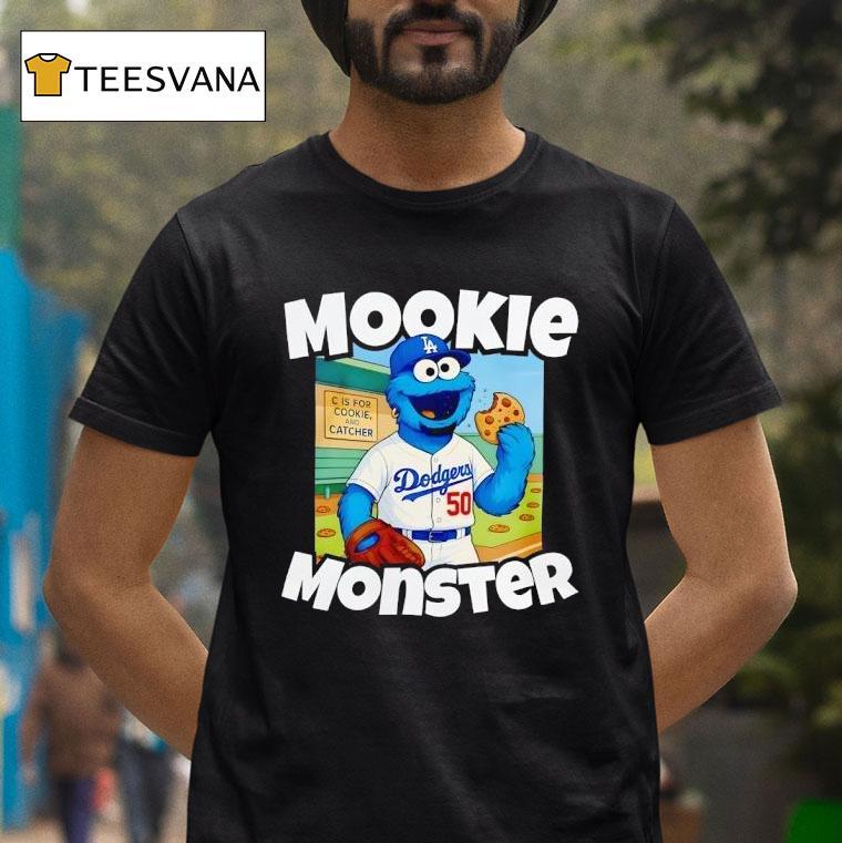 Mookie Monster Los Angeles Dodgers Mlb T Shirt Mookie Monster Los Angeles Dodgers Mlb T Shirt