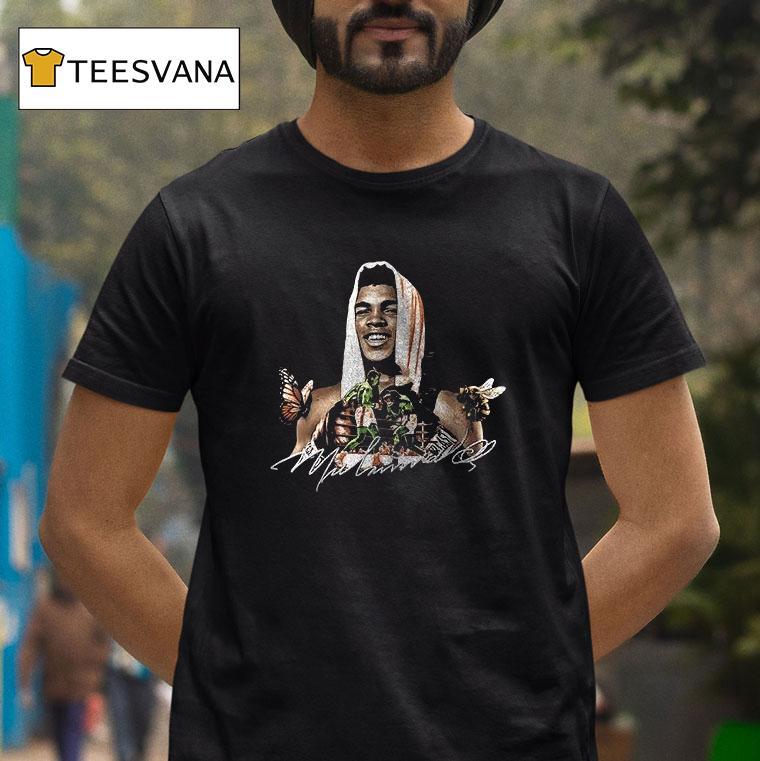 Muhammad Ali The Greatest Floa Like A Butterfly Sting Like A Bee Signature T Shirt Muhammad Ali The Greatest Floa Like A Butterfly Sting Like A Bee Signature T Shirt