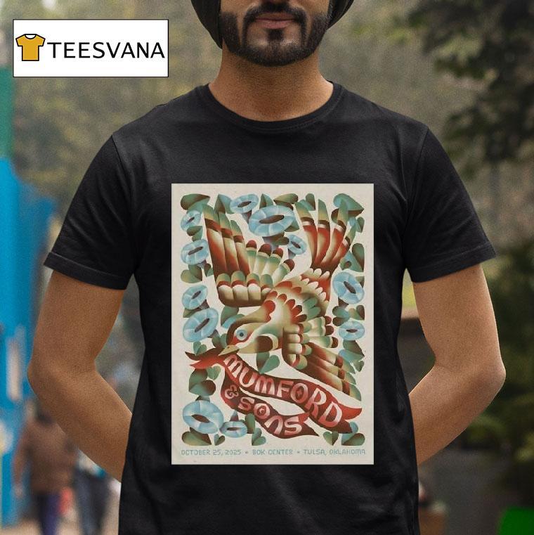 Mumford And Sons October Tulsa Ok T Shirt Mumford And Sons October Tulsa Ok T Shirt