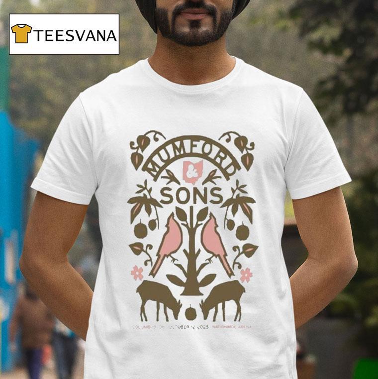 Mumford Sons Nationwide Arena October Columbus Oh Tour T Shirt Mumford Sons Nationwide Arena October Columbus Oh Tour T Shirt