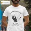 My Fathers Not Absent He S Just Six Feet Deep Coffin Ghost Halloween T Shirt