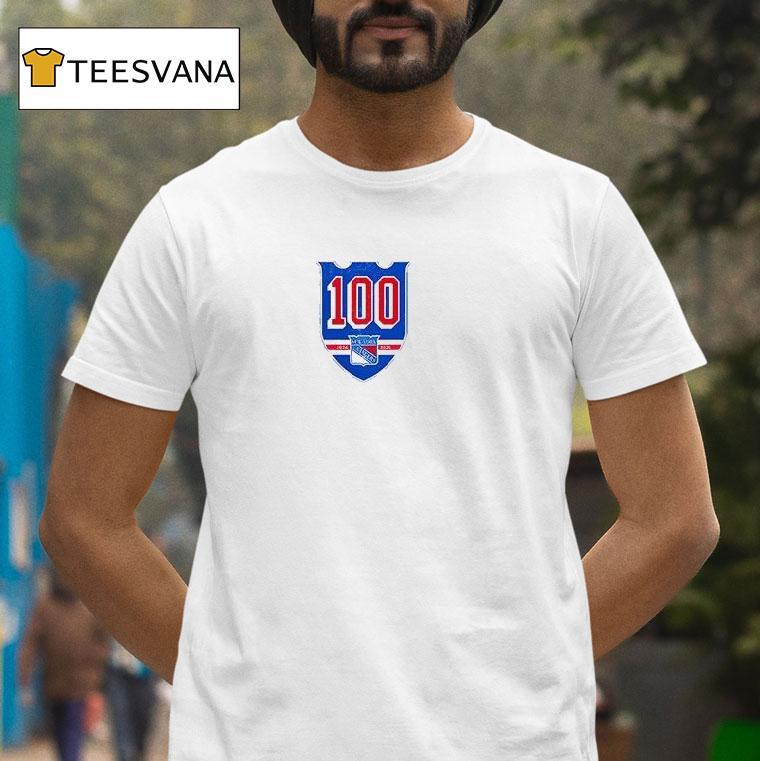 New York Rangers Years Season Centennial Logo T Shirt New York Rangers Years Season Centennial Logo T Shirt