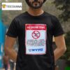No Drone Zone Takeoff And Landing Of Remote Controlled Or Unmanned Aircraf T Shirt