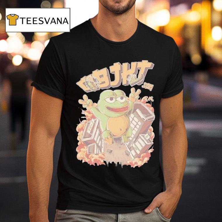 Objkt Pepe City Stomper Frog T Shirt Objkt Pepe City Stomper Frog T Shirt