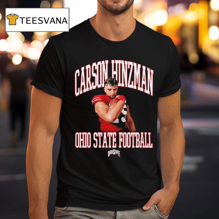 Ohio State Football Carson Hinzman Illustrated T Shirt Ohio State Football Carson Hinzman Illustrated T Shirt