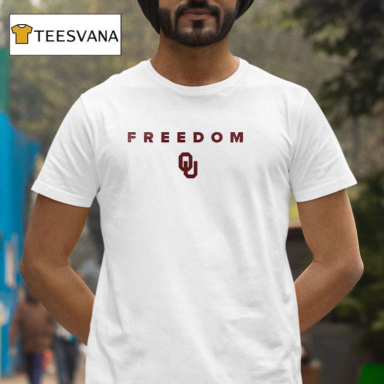 Oklahoma Sooners X Freedom Charlie Kirk The University Of Oklahoma T Shirt Oklahoma Sooners X Freedom Charlie Kirk The University Of Oklahoma T Shirt