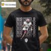 Omar Cooper Jr Indiana Hoosiers Crimson Illustrated Player T Shirt