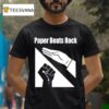 Paper Beats Rock T Shirt