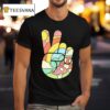 Peaceful Doodle A Hand Making The Peace Sign T Shirt