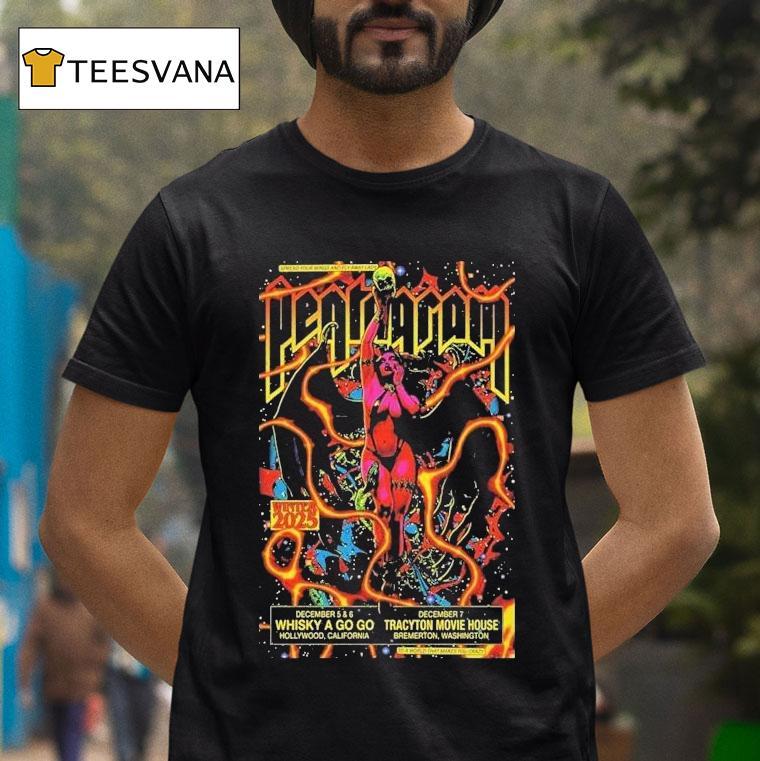 Pentagram Live Concert At Hollywood In California On December To And At Bremerton In Washington On December T Shirt Pentagram Live Concert At Hollywood In California On December To And At Bremerton In Washington On December T Shirt