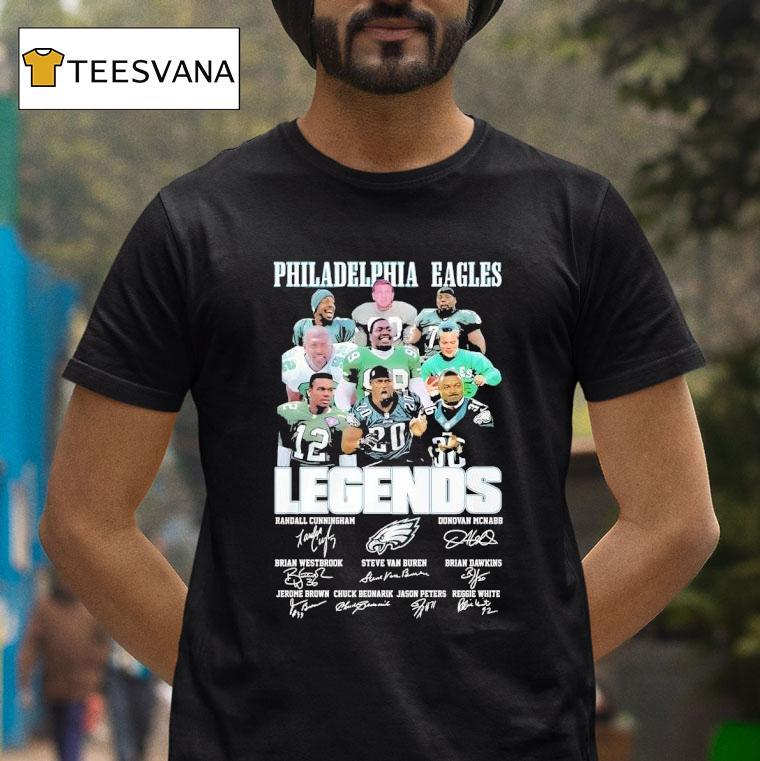 Philadelphia Eagles Best Legends Players Of All Time Signatures T Shirt Philadelphia Eagles Best Legends Players Of All Time Signatures T Shirt