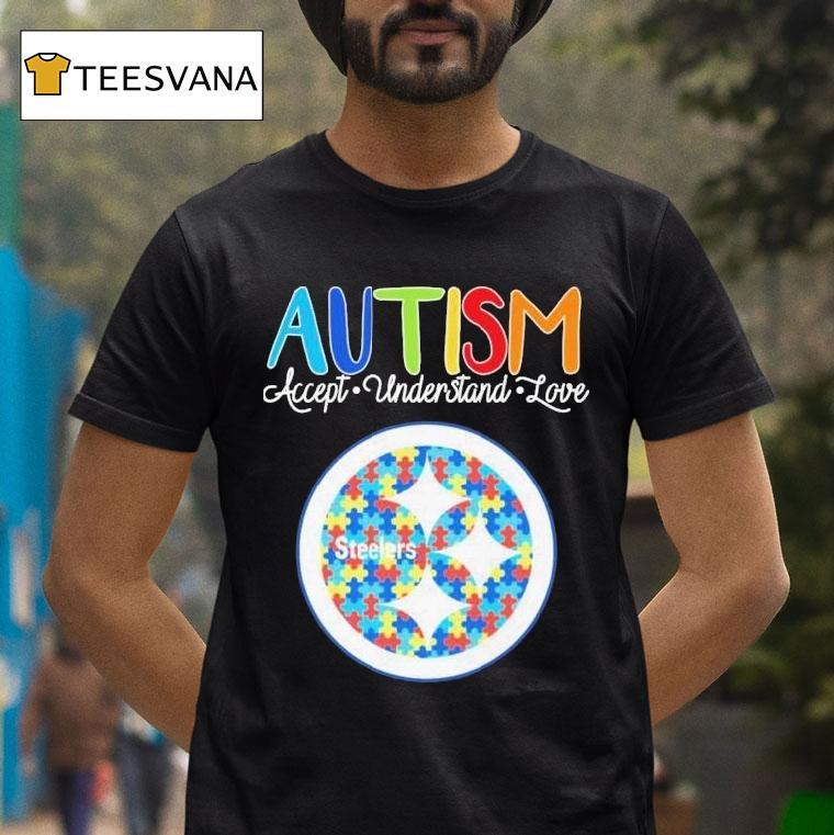 Pittsburgh Slers Autism Accept Understand Love T Shirt Pittsburgh Slers Autism Accept Understand Love T Shirt