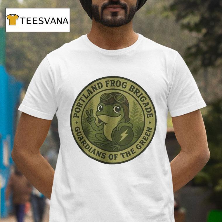 Portland Frog Brigade Guardians Of The Green Anti Ice Fascis T Shirt Portland Frog Brigade Guardians Of The Green Anti Ice Fascis T Shirt