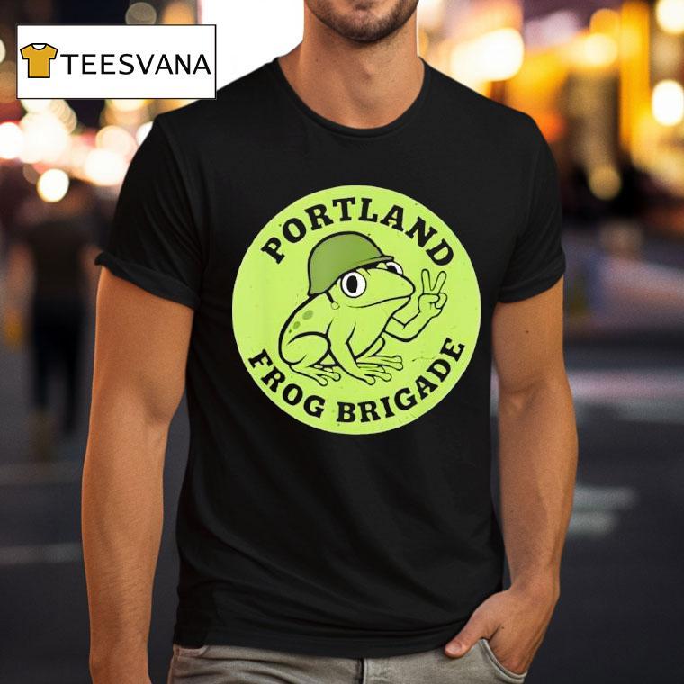 Portland Frog Brigade Protes T Shirt Portland Frog Brigade Protes T Shirt