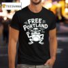 Portland Frog Free Portland T Shirt