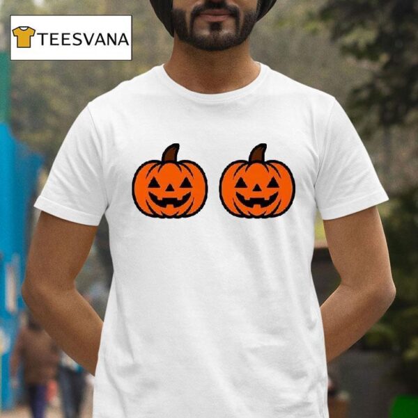 Pumpkins Over Boobs T Shirt