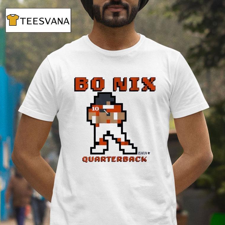 Quaterback Bo Nix Denver Broncos Retro Baller T Shirt Quaterback Bo Nix Denver Broncos Retro Baller T Shirt