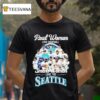 Real Women Love Baseball Smart Women Love The Seattle Mariners T Shirt
