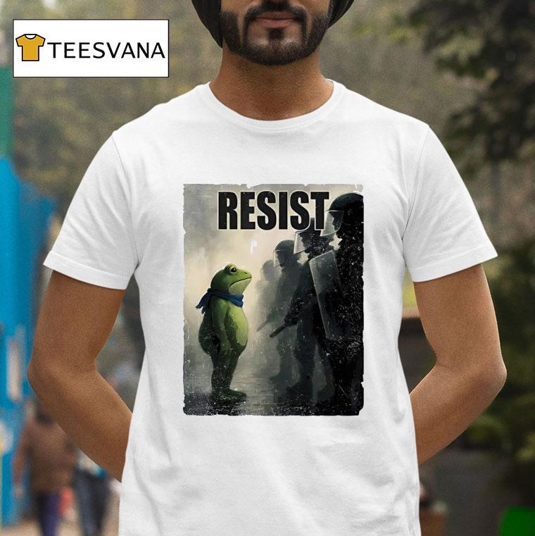 Resist Portland Frog Protest T Shirt Resist Portland Frog Protest T Shirt