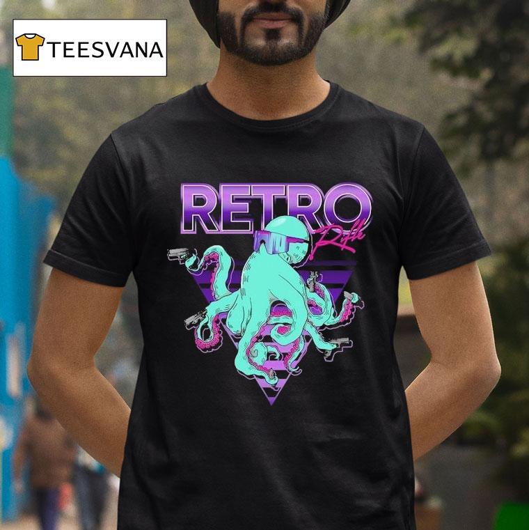 Retro Rifle Octoglock T Shirt Retro Rifle Octoglock T Shirt