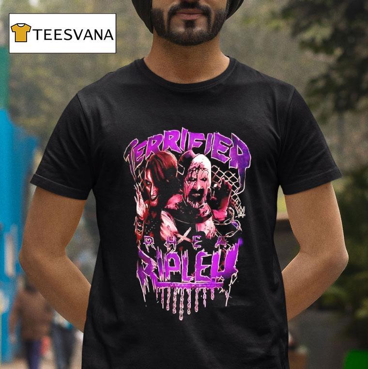 Ripple Junction Black Rhea Ripley X Terrifier Superstar Graphic T Shirt Ripple Junction Black Rhea Ripley X Terrifier Superstar Graphic T Shirt
