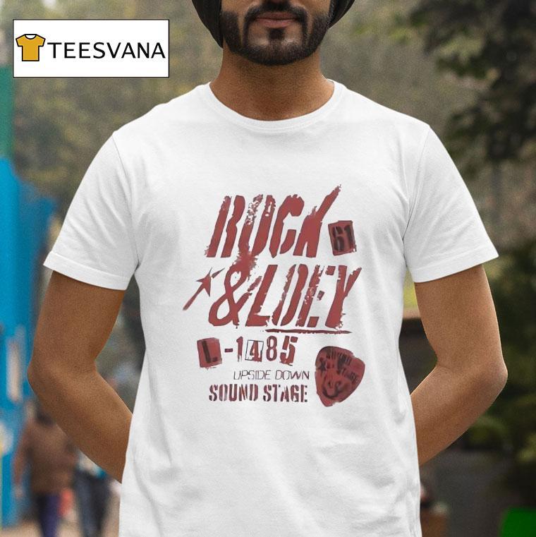 Rock And Loey L Upside Down Sound Stage T Shirt Rock And Loey L Upside Down Sound Stage T Shirt