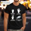 Rock Beats Scissors V Paper Beats Rock Scissors Beats Paper Nothing Beats Philadelphia Eagles T Shirt