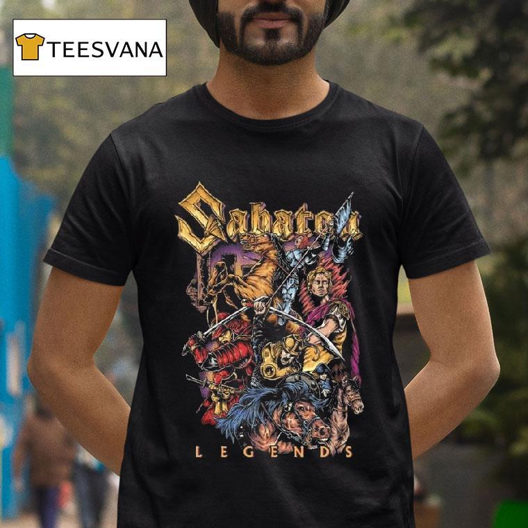 Sabaton Vault Of Legends Purple T Shirt Sabaton Vault Of Legends Purple T Shirt