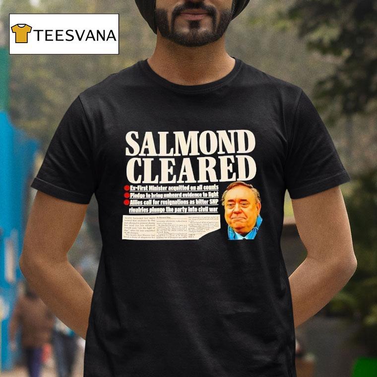 Salmond Cleared Magazine T Shirt Salmond Cleared Magazine T Shirt
