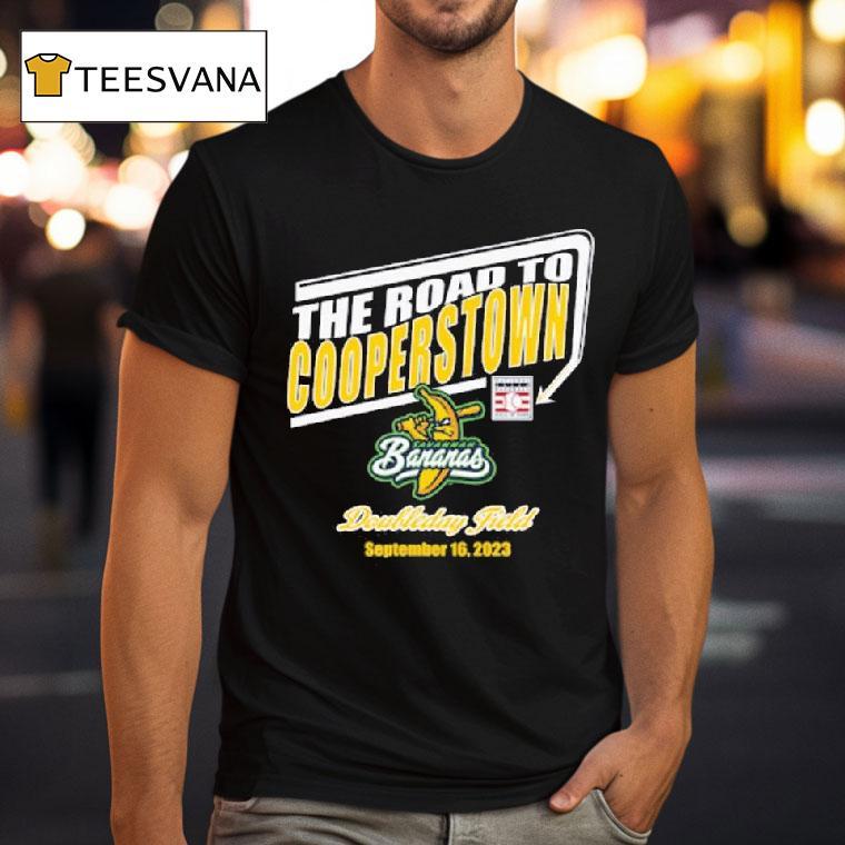 Savannah Bananas Road To Cooperstown T Shirt Savannah Bananas Road To Cooperstown T Shirt