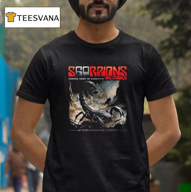 Scorpions Coming Home To Hannover And Friends Years Anniversary Concer T Shirt Scorpions Coming Home To Hannover And Friends Years Anniversary Concer T Shirt