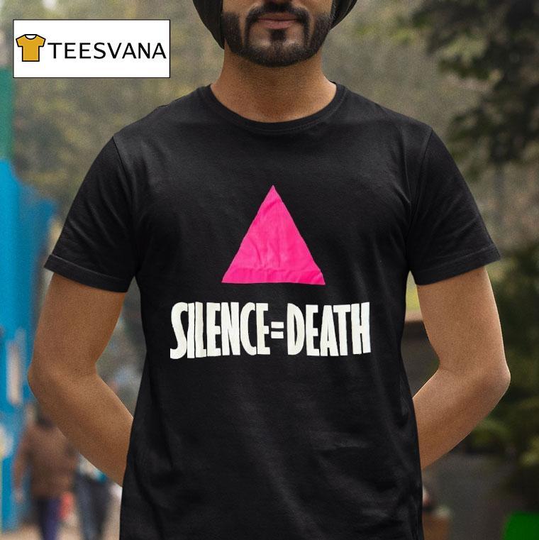 Silence Is Death Against Aids T Shirt Silence Is Death Against Aids T Shirt