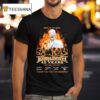 Skeleton End Of An Era Megadeth Years Thank You For The Memories Signatures T Shirt