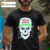 Skull Smoking Team Sesh Lightning T Shirt