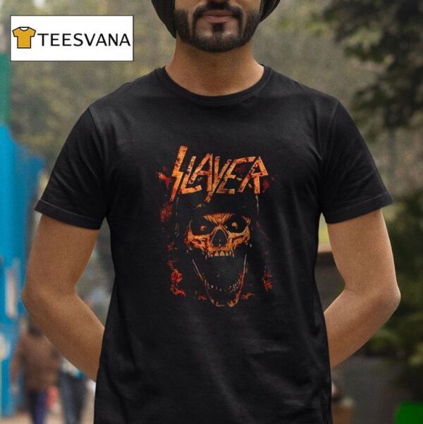Slayer Louder Than Life Louisville Skull Logo T Shirt