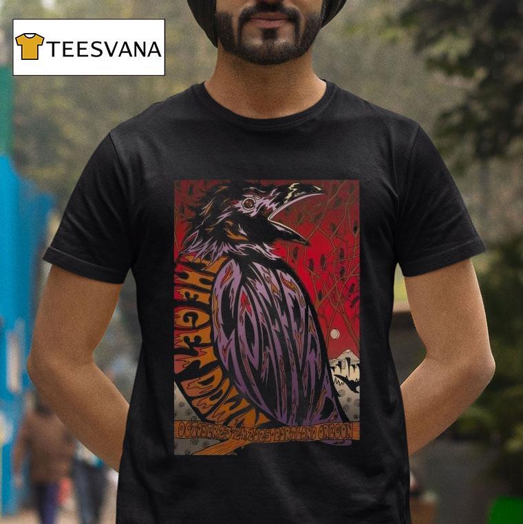 Spafford Oct Portland Tour Crow T Shirt Spafford Oct Portland Tour Crow T Shirt