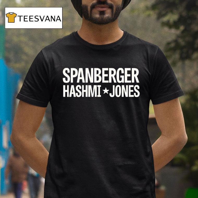 Spanberger Hashmi Jones Logo T Shirt Spanberger Hashmi Jones Logo T Shirt
