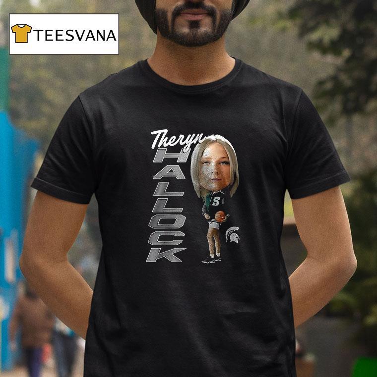 Spartan Michigan State Theryn Halock Fearless Caricature T Shirt Spartan Michigan State Theryn Halock Fearless Caricature T Shirt