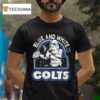 Star Wars Dark Side X Indianapolis Colts Blue And White T Shirt