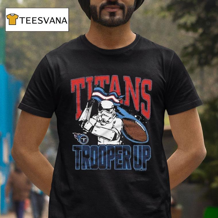 Star Wars X Tennessee Titans Dark Side Trooper Up T Shirt Star Wars X Tennessee Titans Dark Side Trooper Up T Shirt