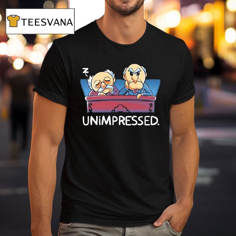Statler And Waldorf Unimpressed T Shirt Statler And Waldorf Unimpressed T Shirt