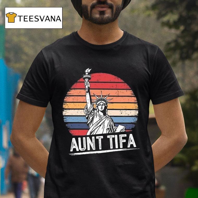 Statue Of Liberty Aunt Tifa Protest Movement Vintage T Shirt Statue Of Liberty Aunt Tifa Protest Movement Vintage T Shirt