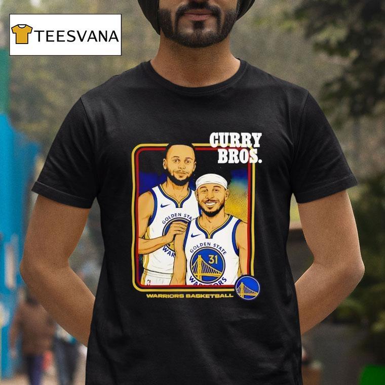 Steph Curry And Seth Curry Golden State Warriors Step Brothers T Shirt Steph Curry And Seth Curry Golden State Warriors Step Brothers T Shirt