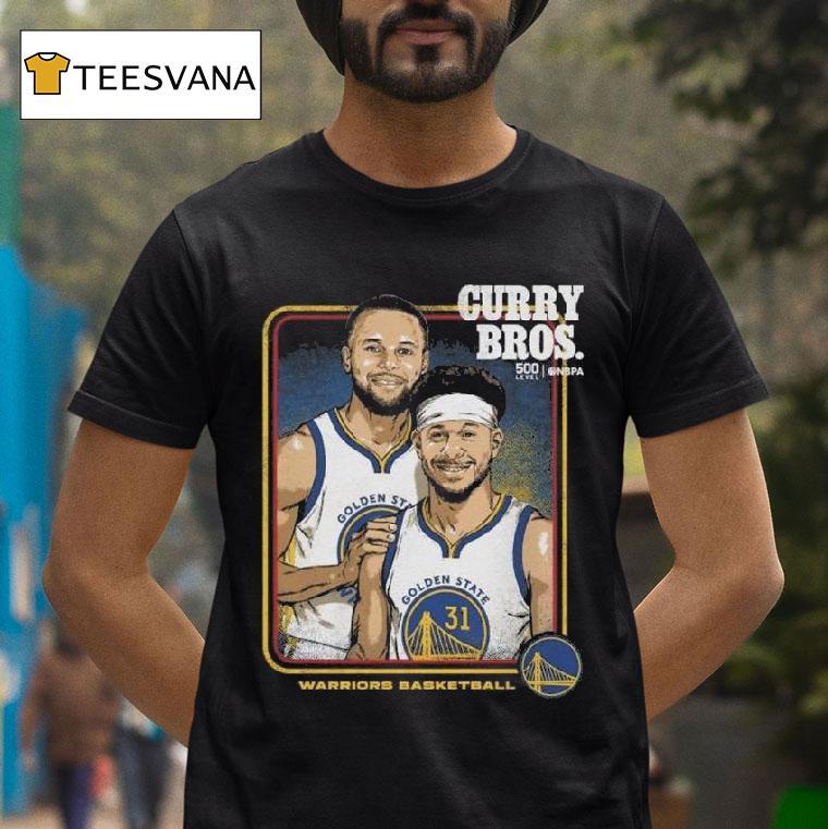 Steph Curry Seth Curry Golden State Warriors Step Brothers T Shirt Steph Curry Seth Curry Golden State Warriors Step Brothers T Shirt