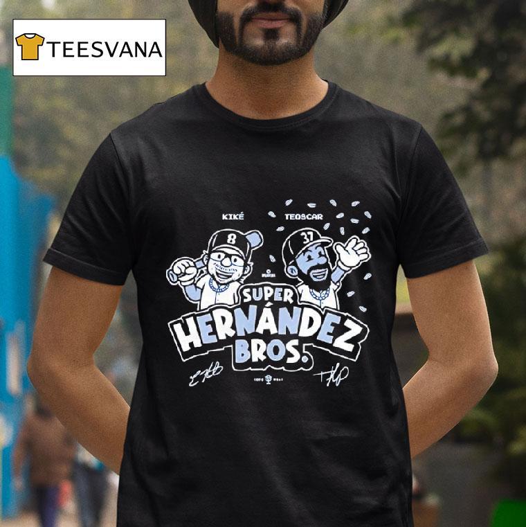 Super Hernndez Bros Kike Teoscar Signatures T Shirt Super Hernndez Bros Kike Teoscar Signatures T Shirt