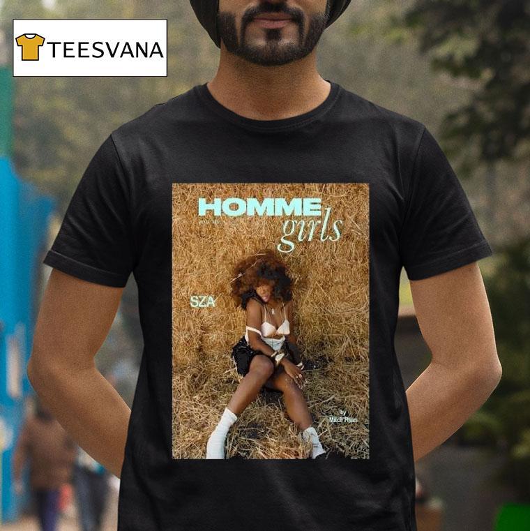 Sza Graces The Cover Of Homme Girls Volume T Shirt Sza Graces The Cover Of Homme Girls Volume T Shirt