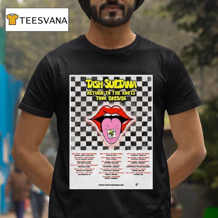 Tash Sultana Return To The Roots Show T Shirt Tash Sultana Return To The Roots Show T Shirt