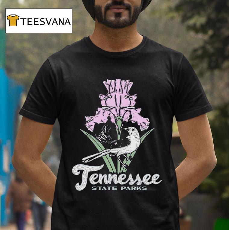Tennessee State Parks Iris Mockingbird T Shirt Tennessee State Parks Iris Mockingbird T Shirt