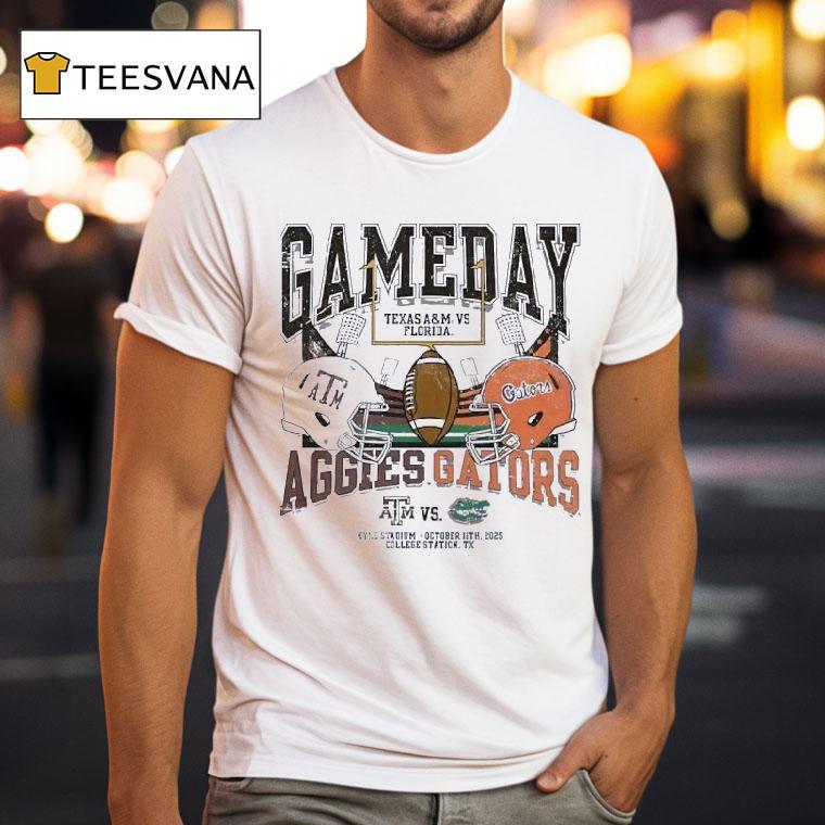 Texas Am Aggies Vs Florida Gators Kyle Stadium Gameday T Shirt Texas Am Aggies Vs Florida Gators Kyle Stadium Gameday T Shirt