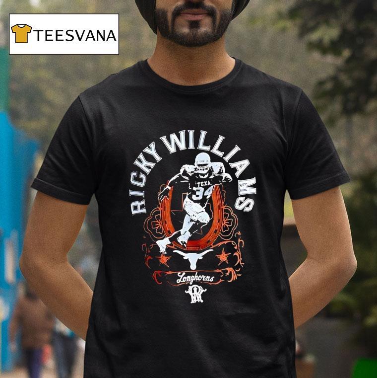 Texas Longhorns Ricky Williams T Shirt Texas Longhorns Ricky Williams T Shirt